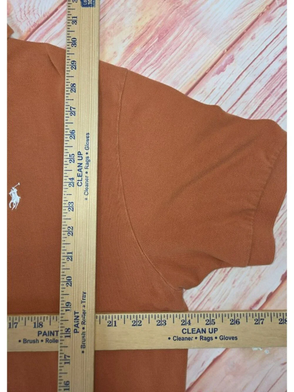 Polo Ralph Lauren Mens XL Burnt Orange Polo Classic Fit Short Sleeve